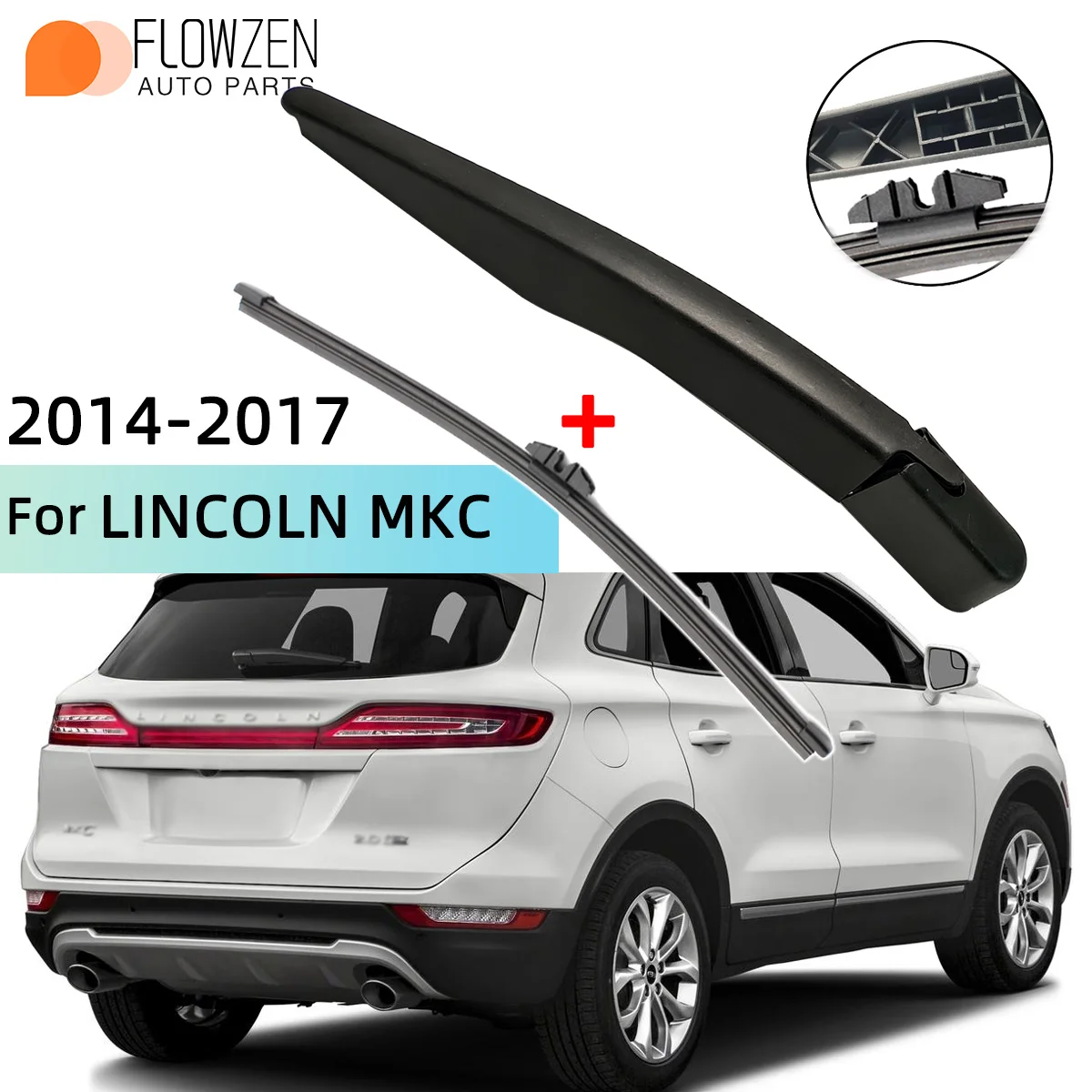 يناسب لينكولن MKC 2014--2017 الخلفية ممسحة الزجاج الأمامي شفرة ممسحة الذراع الزجاج الأمامي مساحات الزجاج الأمامي فرش تنظيف الملحقات