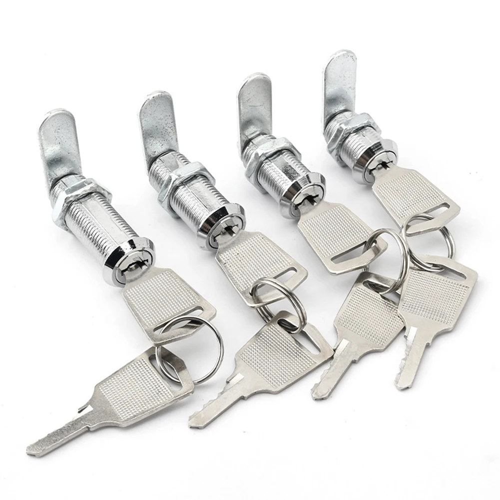 Cam Lock For Mailbox File Cabinet Lock 16mm Enhanced Security Mechanism Long-lasting Performance Two Spare Keys
