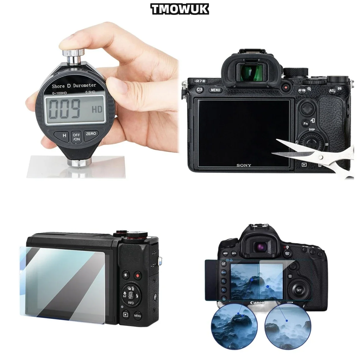 For Canon 70D 80D 90D 7DIII 6DII 700D 750D 60D 77D 800D, Superior Clarity, Damage Resistant.