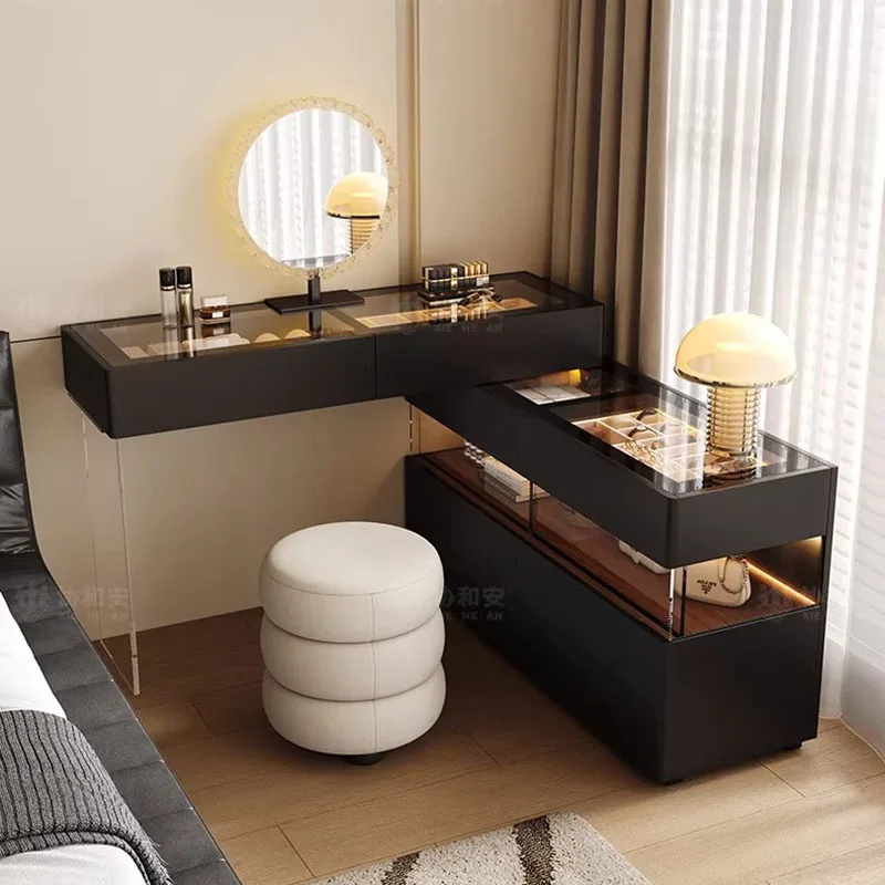 Organizer Makeup Vanity Table Storage Drawers Filing Cabinets Coffee Dressing Table Modern Luxury