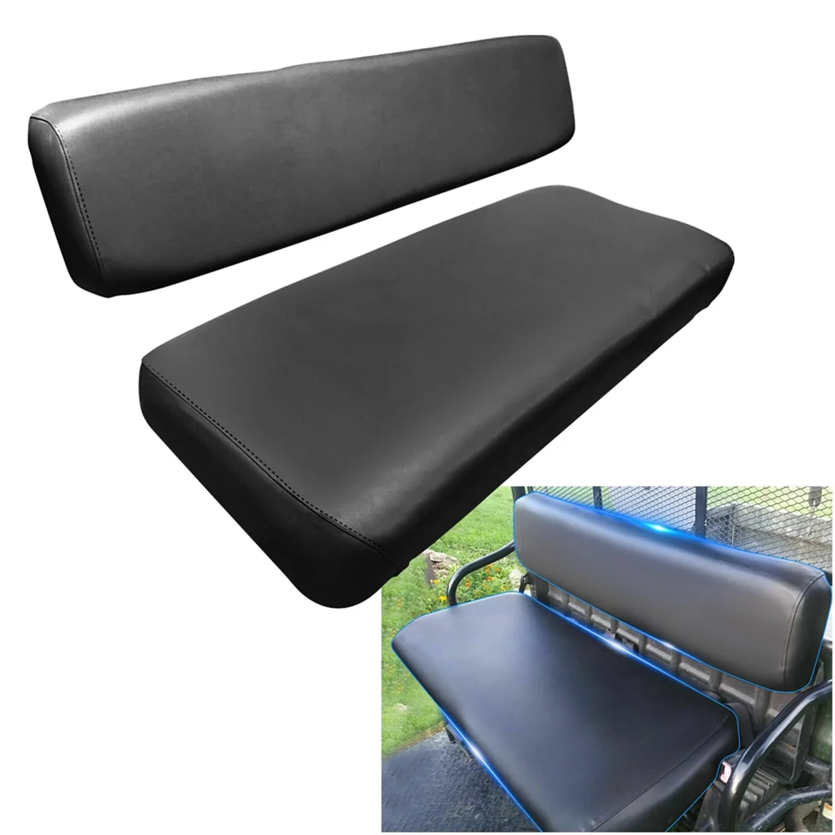 Front Bench Seat Cover for Mule 2500 2510 3000 3010 Waterproof Full Protection UTV Seat Cover