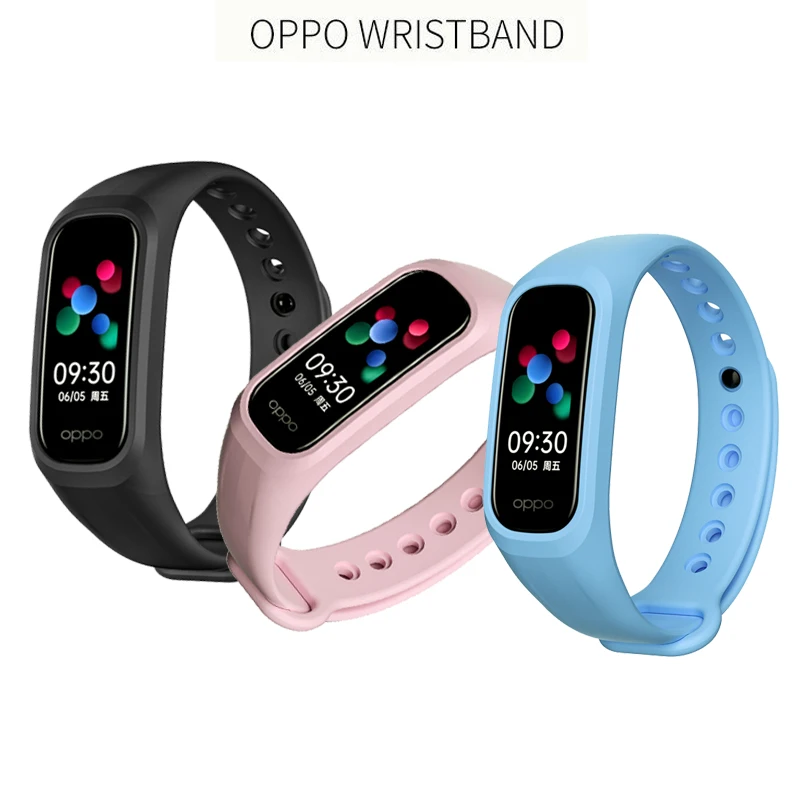 Silicone Strap For OPPO Band eva 1 Waterproof sport smart watch band fashion wristband