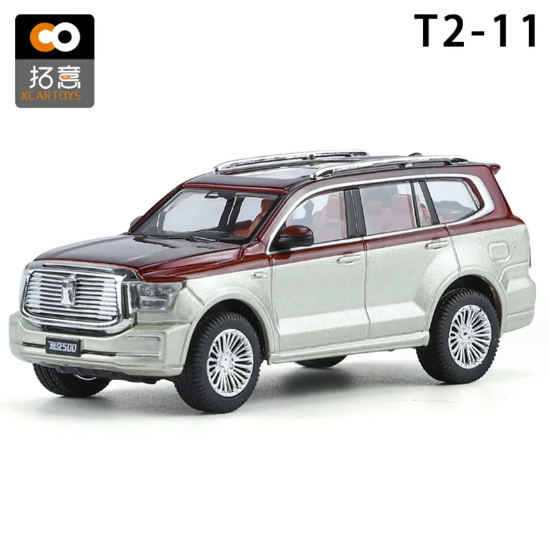 1:64 Tank 500 SUV Alloy Car Model Diecast Metal Off-road Vehicles Car Model Simulation Miniature Scale Collection Kids Toys Gift