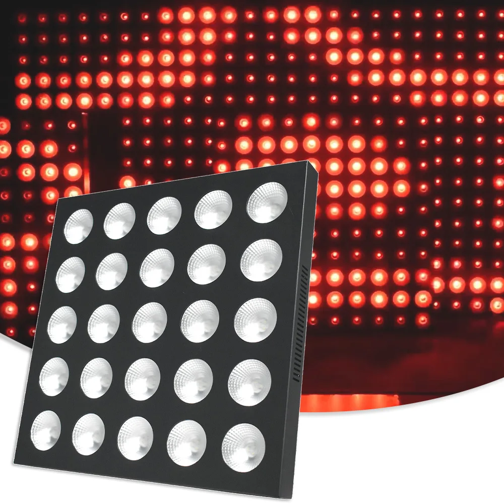 led stage wash strobe efeito corrida de cavalos luz rgbw matrix stage dj disco party floor blinder boate casamento backlight 25x30w 01