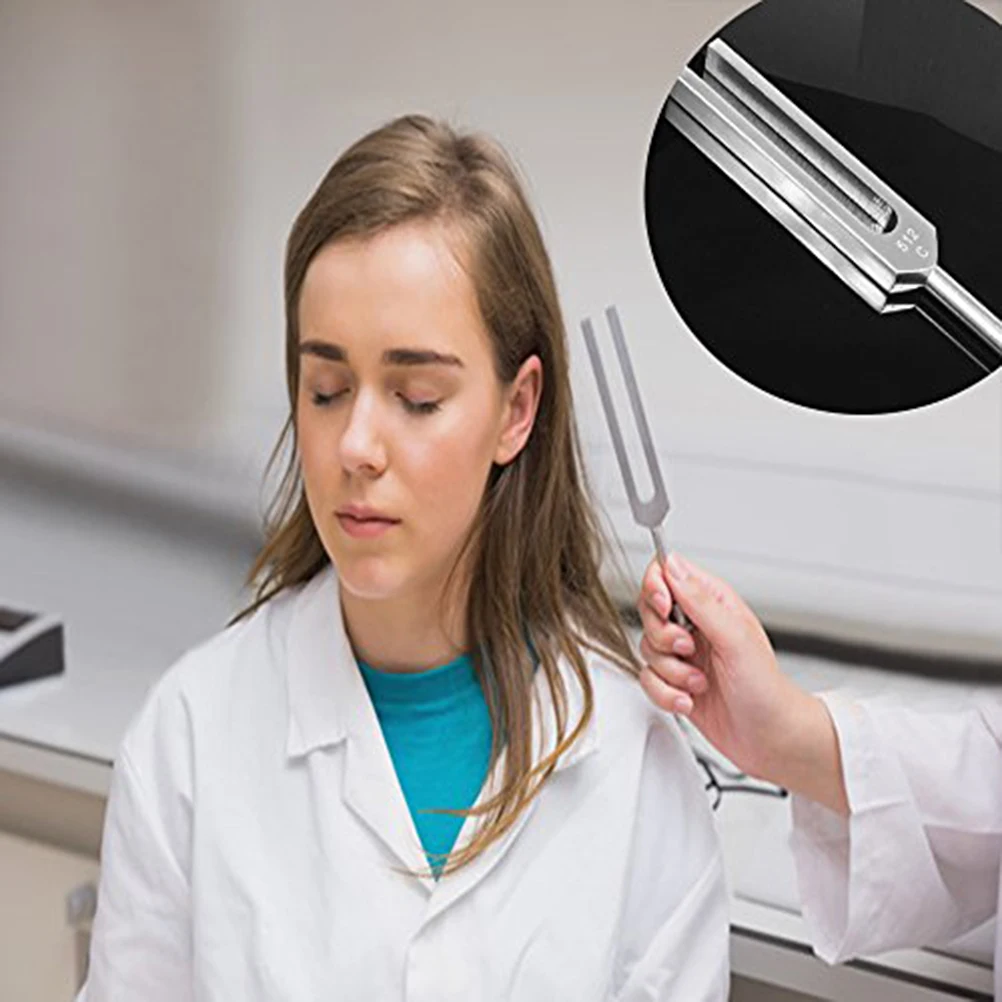 

512Hz Aluminum Alloy Tuning Fork Lightweight High Accuracy Medical Science Instrument Bone Conduction Test Hearing