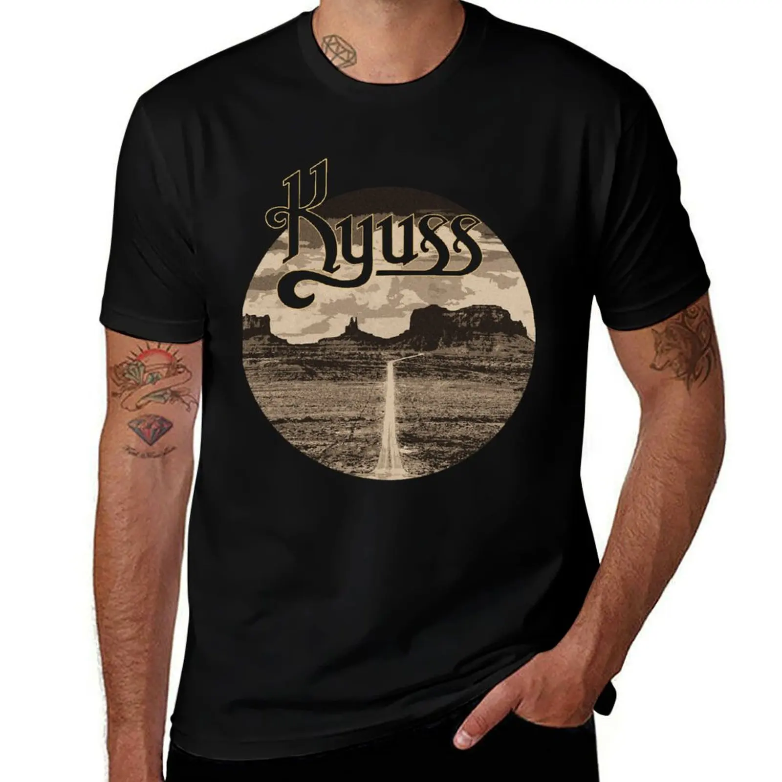 Kyuss T-Shirt summer top customizeds compression shirt men