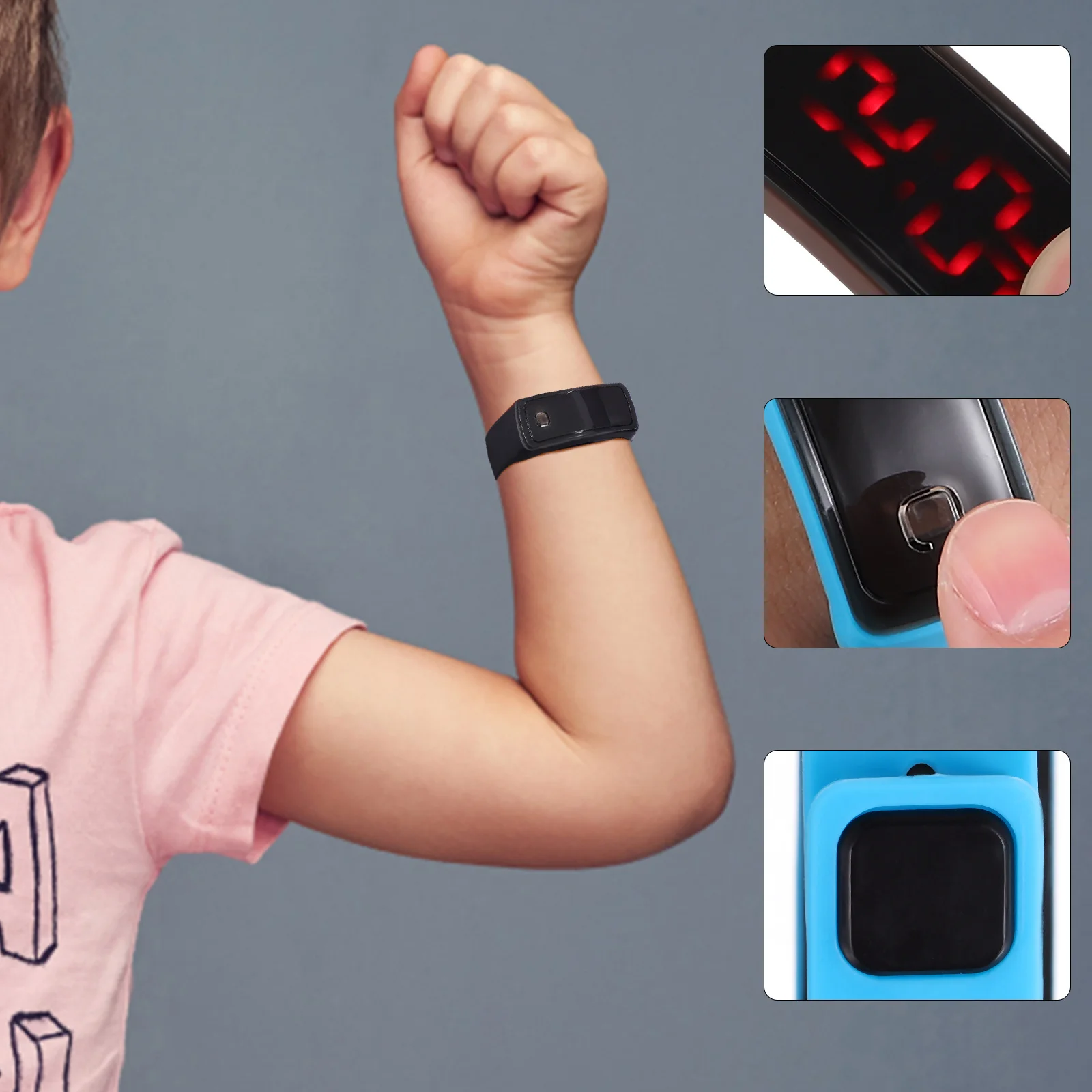 14Pcs 's LED Digital Watches Electronic Display Watches Time Awareness Watch Birthday Party Gift