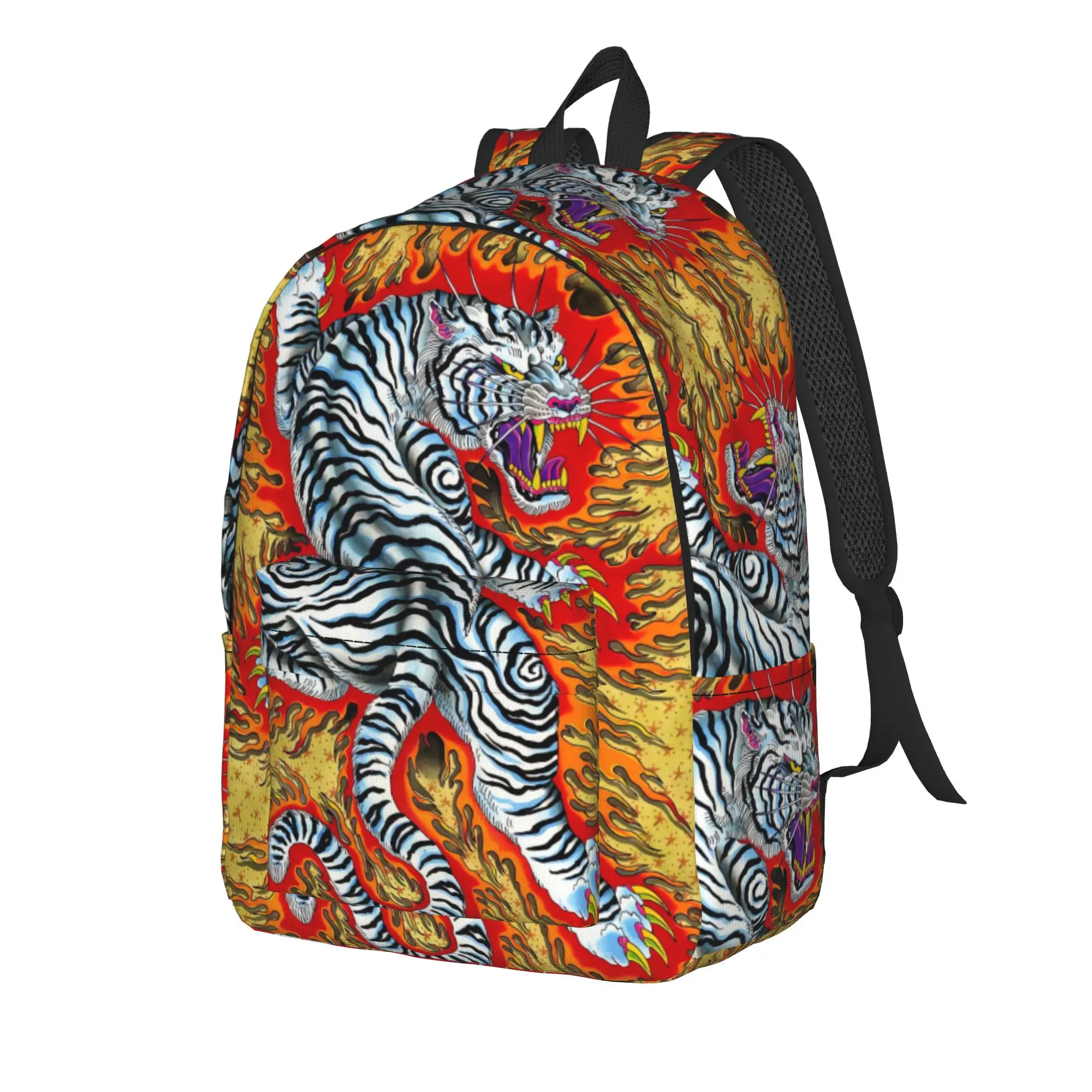 Backpack Women Men Ed Hardy Large Backpacks Polyester Kawaii High School Bags Trekking Design Rucksack