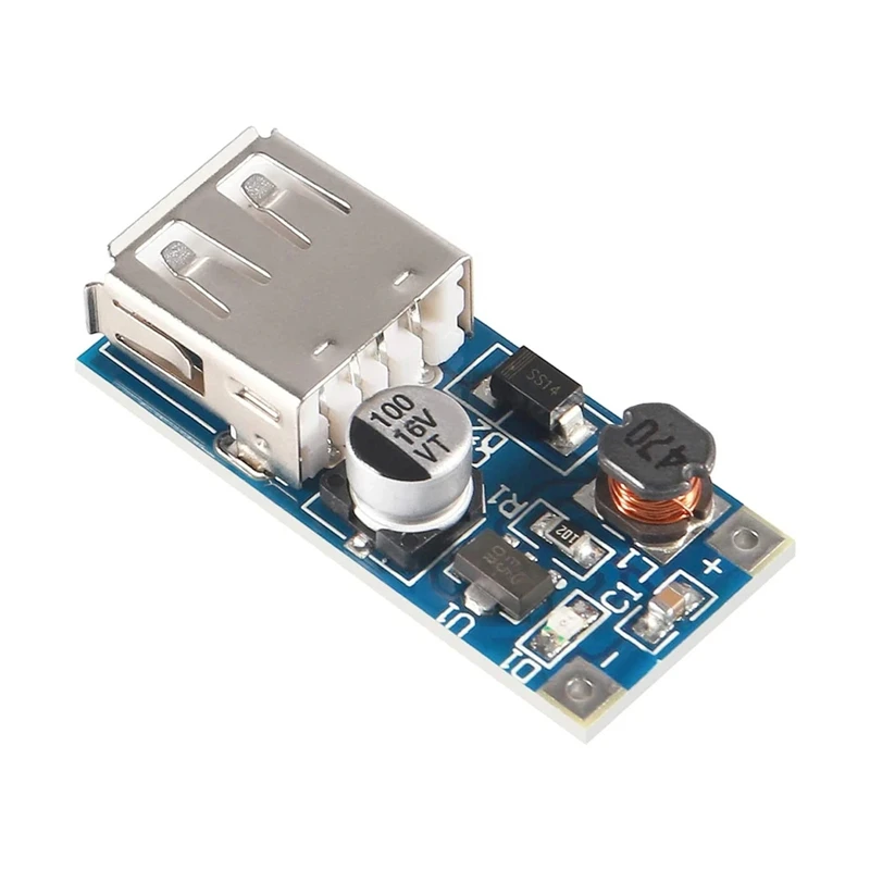 DC-DC boost module (0.9V~5V) boosts 5V 600MA USB circuit board mobile power supply