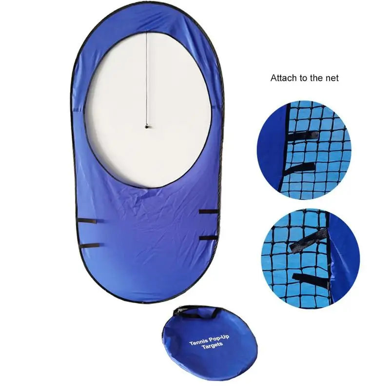 Tennis Training Target Net Portable Equipment For Tennis Hitting Practice Portable Large Oncourt Offcourt Tennis And Golf Target