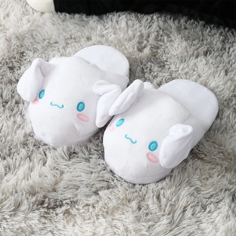 Festival Special Gift Cotton Slippers with Moving Rabbit Ears Funny Cartoon Comfortable Cotton Slipper Girlfriends Same Style