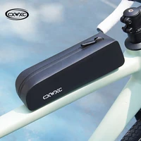 CXWXC Bolsa para tubo superior de bicicleta Bolsa frontal de ciclismo de TPU con tornillos o correas Instalar bolsa para cuadro superior de bicicleta de carretera de grava totalmente impermeable