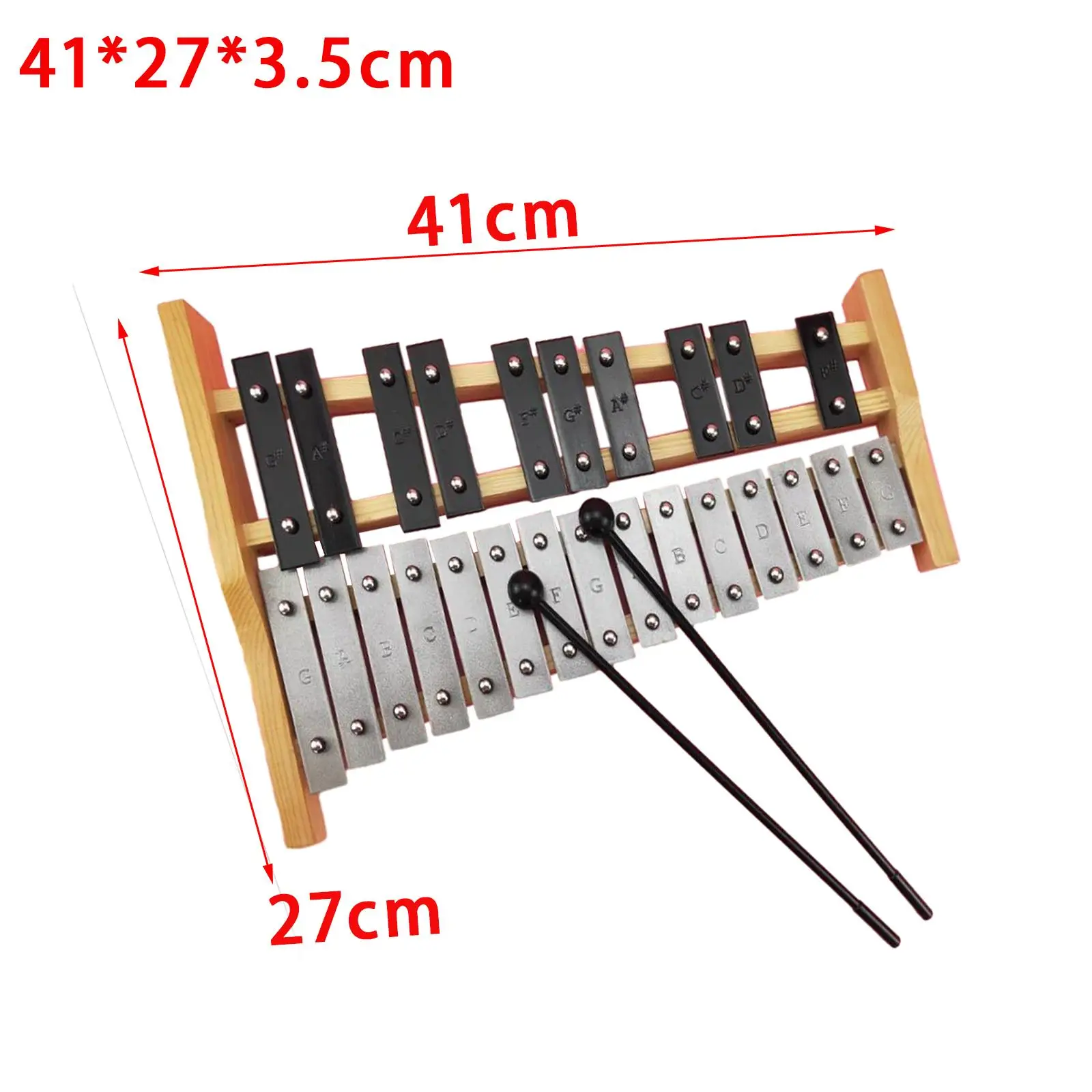 25-noteowy instrument muzyczny Glockenspiel edukacyjny dla dzieci Zabawki edukacyjne dla dzieci