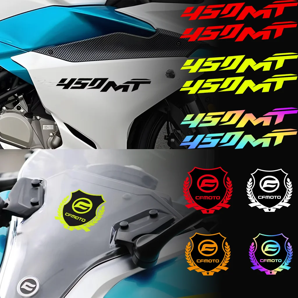 

Для CFMOTO 450MT светоотражающие наклейки водонепроницаемые аксессуары для мотоциклов шлемы крыло фары наклейка на окно