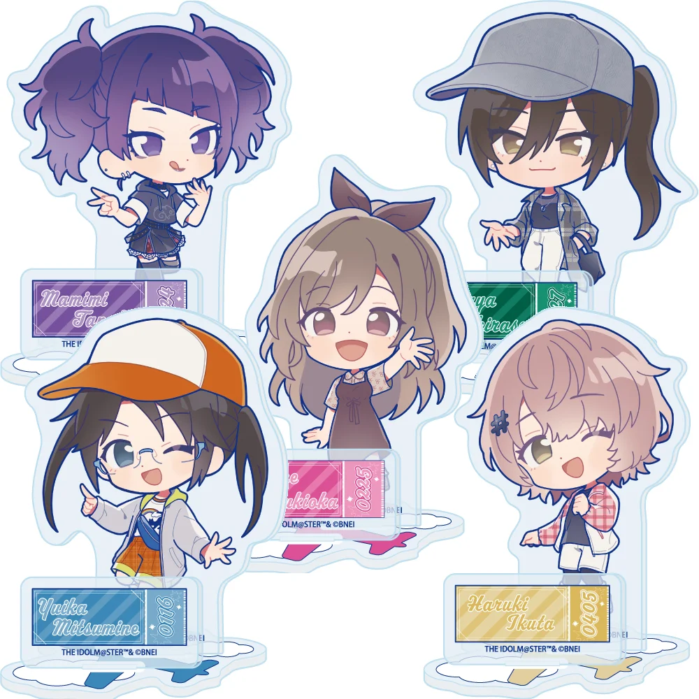 Kogane Tsukioka Mamimi Tanaka Sakuya Shirase Mitsumine Yuika Kiriko Yukoku Acrylic Stand Acrylic Keychain Desktop Decor Gifts