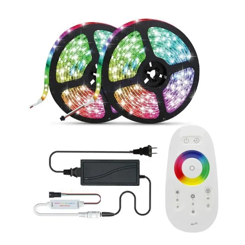 DC5-24V Mini Full Color SPI RGB Led Controller 2.4G RF Touch Panel Dimmer per WS2812 WS2813 WS2815 Pixel Led Strip Light 1 pz