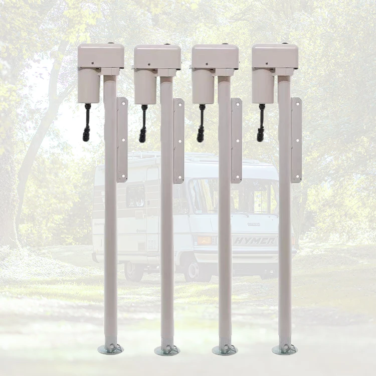 Four In One Set RV Electric Jack Trailer Auto Jack Steel Material Motorhome Parts High Lift Jack Holder