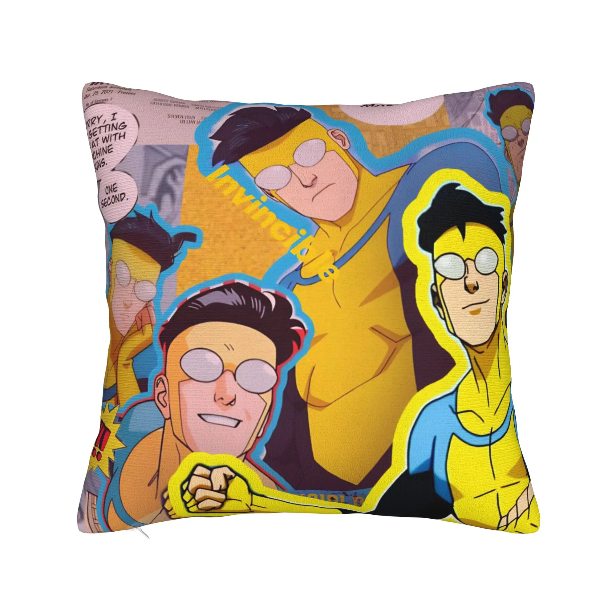 Invincibles Comic Pillow Cover Merchandise Soft Cushion Cover Decorative  Pillow Case Cover Car Multi-Size