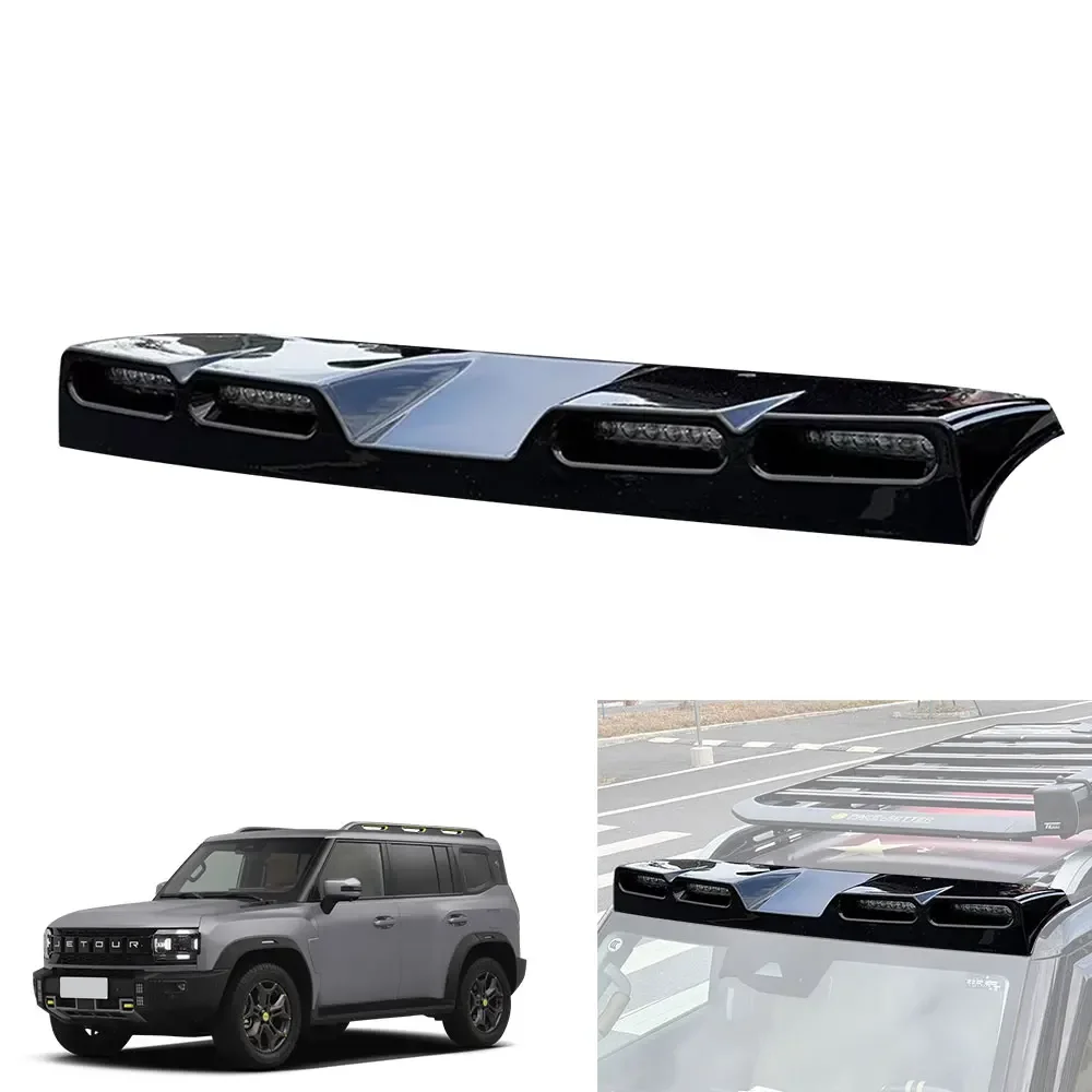 

For Chery Jetour Traveller T2 Roof spoiler Led Spot Off-road Searchlight for Vehicles Accessories top led Lights