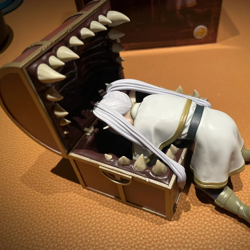 Frieren Beyond Journey's End Frieren Treasure Box Monster شخصيات كرتونية لعبة السرخس المعكرونة سدادة عمل التماثيل