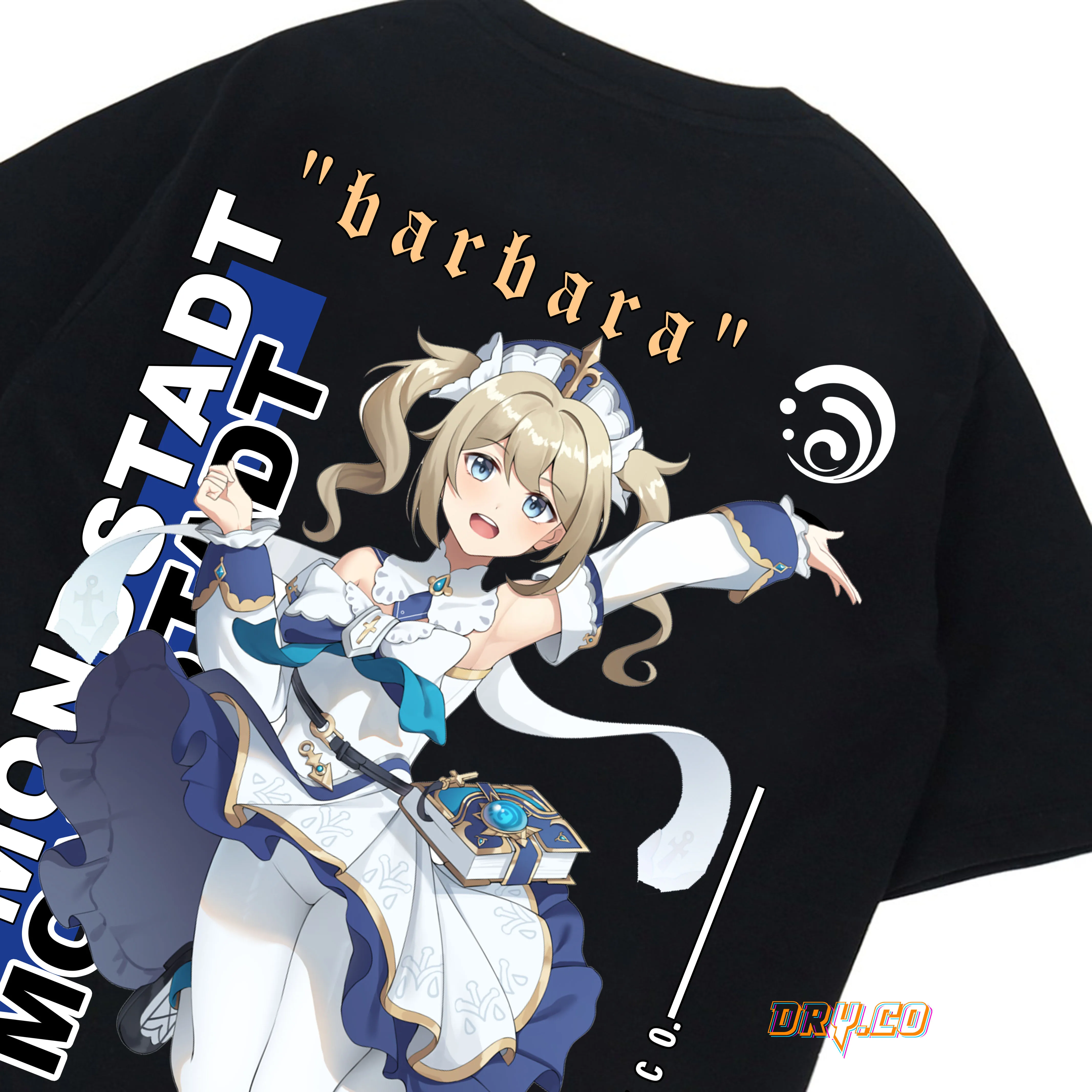 BARBARA tees KAOS GAME GENSHIN IMPACT (MONDSTADT) UNISEX PRIA WANITADRYCO