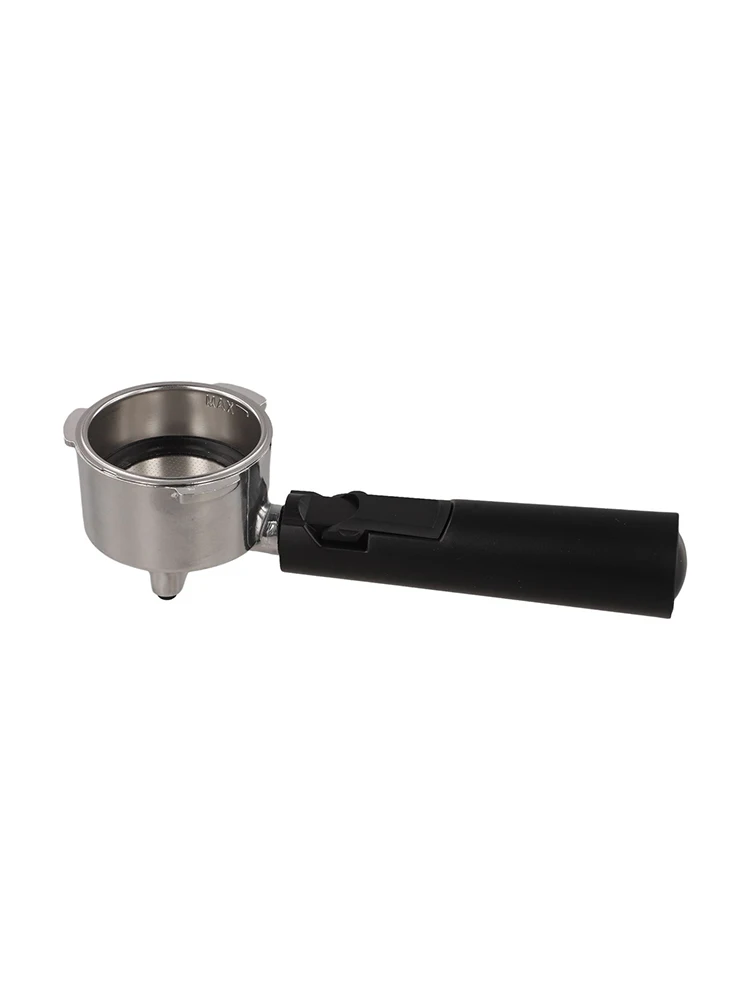 51mm Coffee Machine Handle with Bottomless Filter Basket for HO Coffee Machines Aluminum Alloy Handle and Silicone Filter Lining