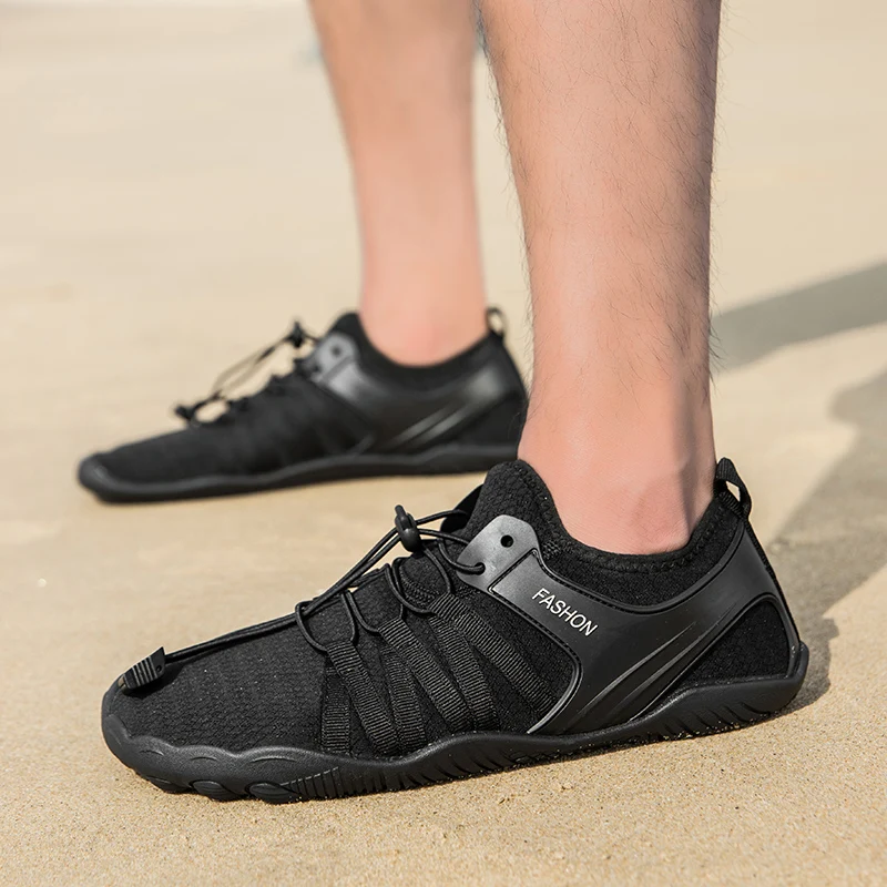 

Men Women Quick-dry Aqua Shoes Lightweight Non-slip Outdoor Beach Swimming Diving Sneakers Couple Barefoot Beach Wading Shoes