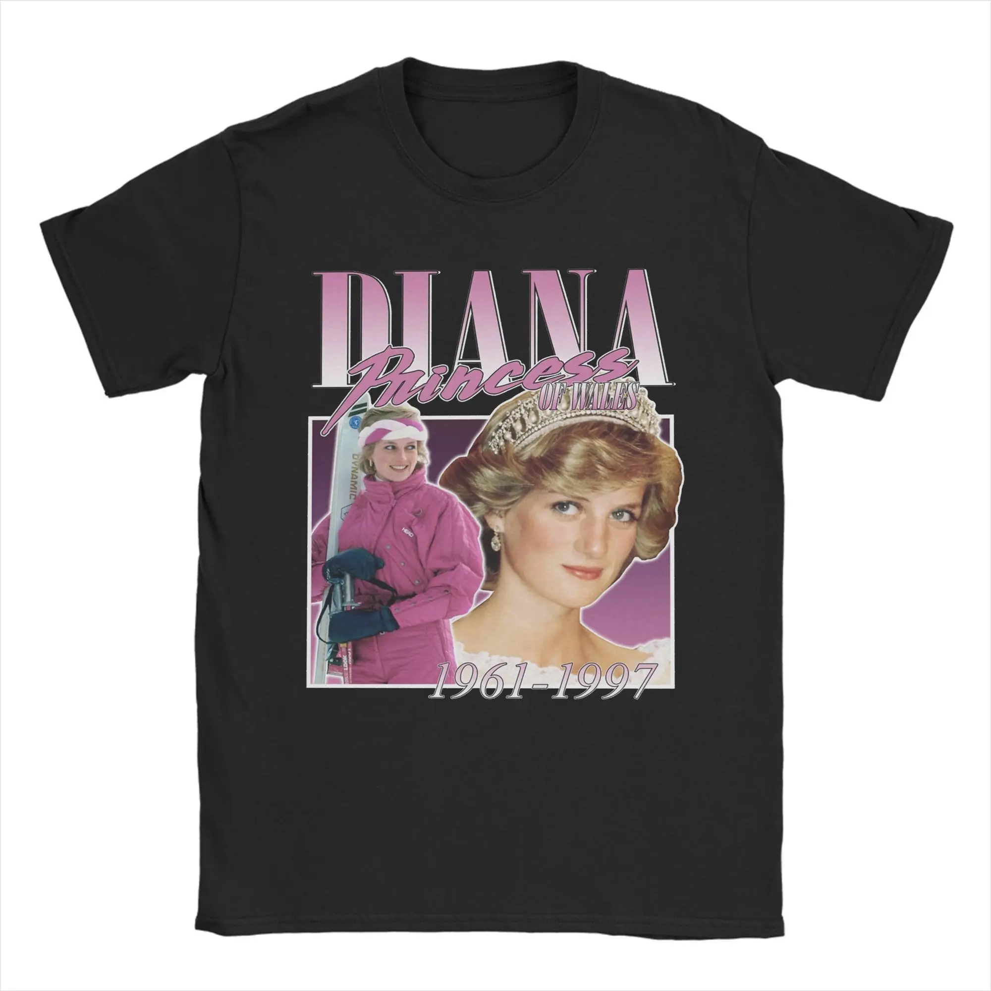 

Мужская футболка в стиле 90-х Diana Princess Of Wales, футболки с короткими рукавами и круглым вырезом, одежда из 100% хлопка с графическим принтом