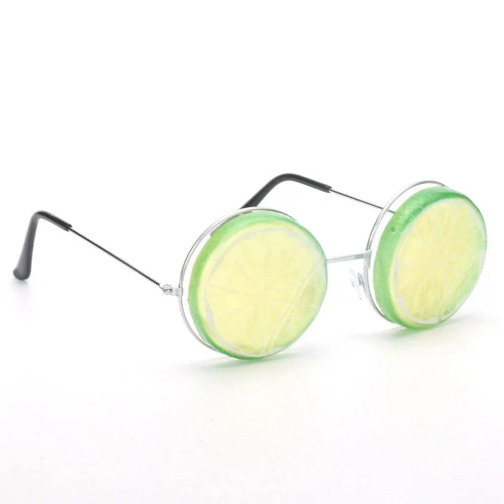 

2Pcs Party Glasses Lemon Shaped Funny Cosplay Eyewear Comfortable Wear Long Periods Attract Attention Dancing Wedding