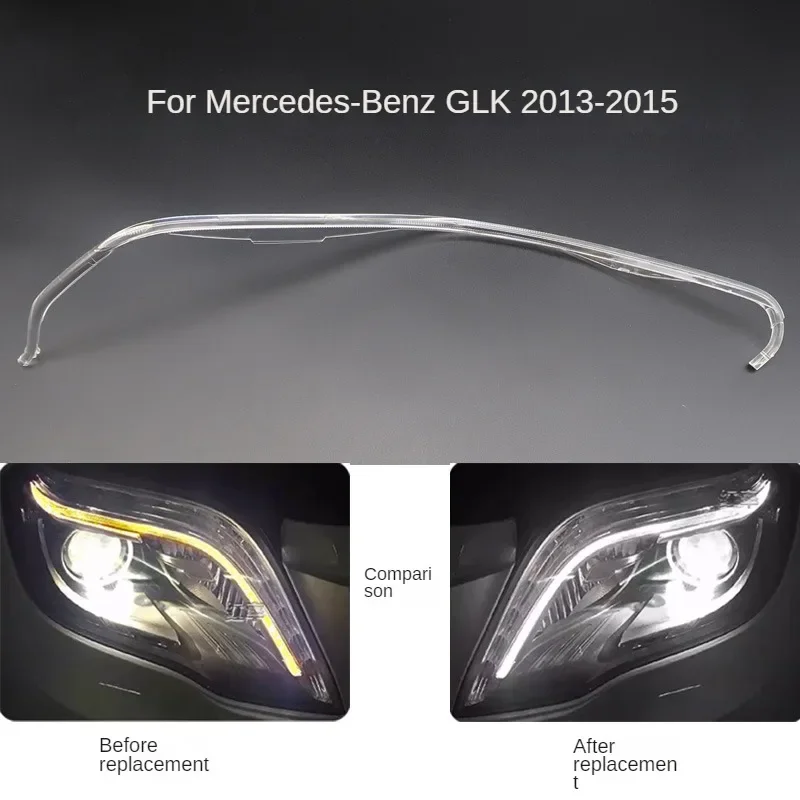 NEW For Mercedes Benz GLK  2013-2015 DRL Light guide plate Light guide tube Headlight Daytime Running Light Guide  Angel Eye