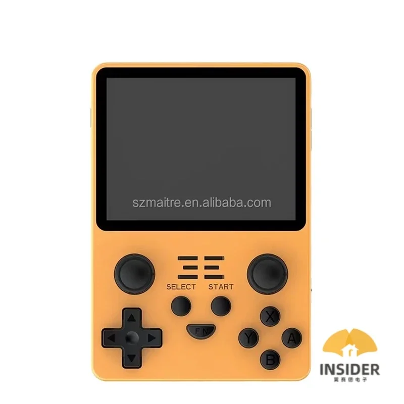 Handheld Powkiddy Rgb20s Game Console With 3.5-Inch Ips Screen Dual Rocker Games Children's Gifts