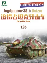 TAKOM zmontowany zestaw modeli do składania czołgów 2170-2172X Jagdpanzer 38(t) Hetzer Early/Mid/Late Production 1/35