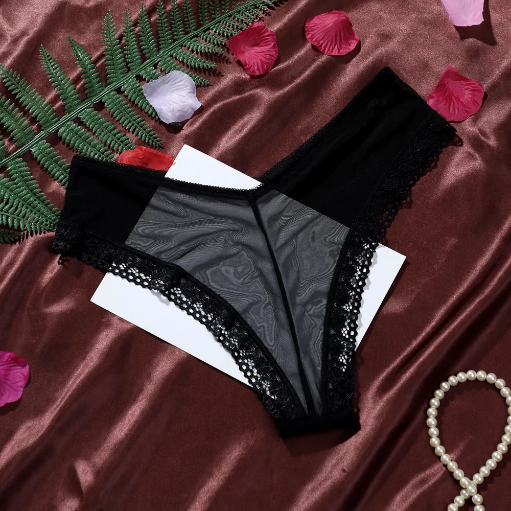 New Women's Thong Simple, Elegant, and Super Comfortable Lace Thong Underwear Sexy Panties