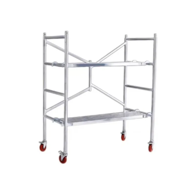 Galvanized H Frame Steel Scaffold Portable Industrial Design With Powder Coated Finish For Safe Building Construction