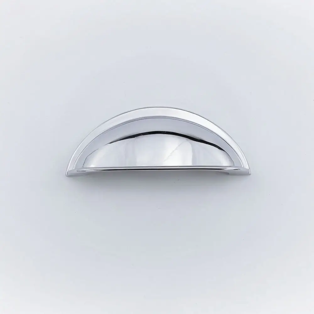 French Style Half Moon Handle Zinc Alloy Drawer Pull Cabinet Knob Decorative Furniture Hardware Antique Brass Finish