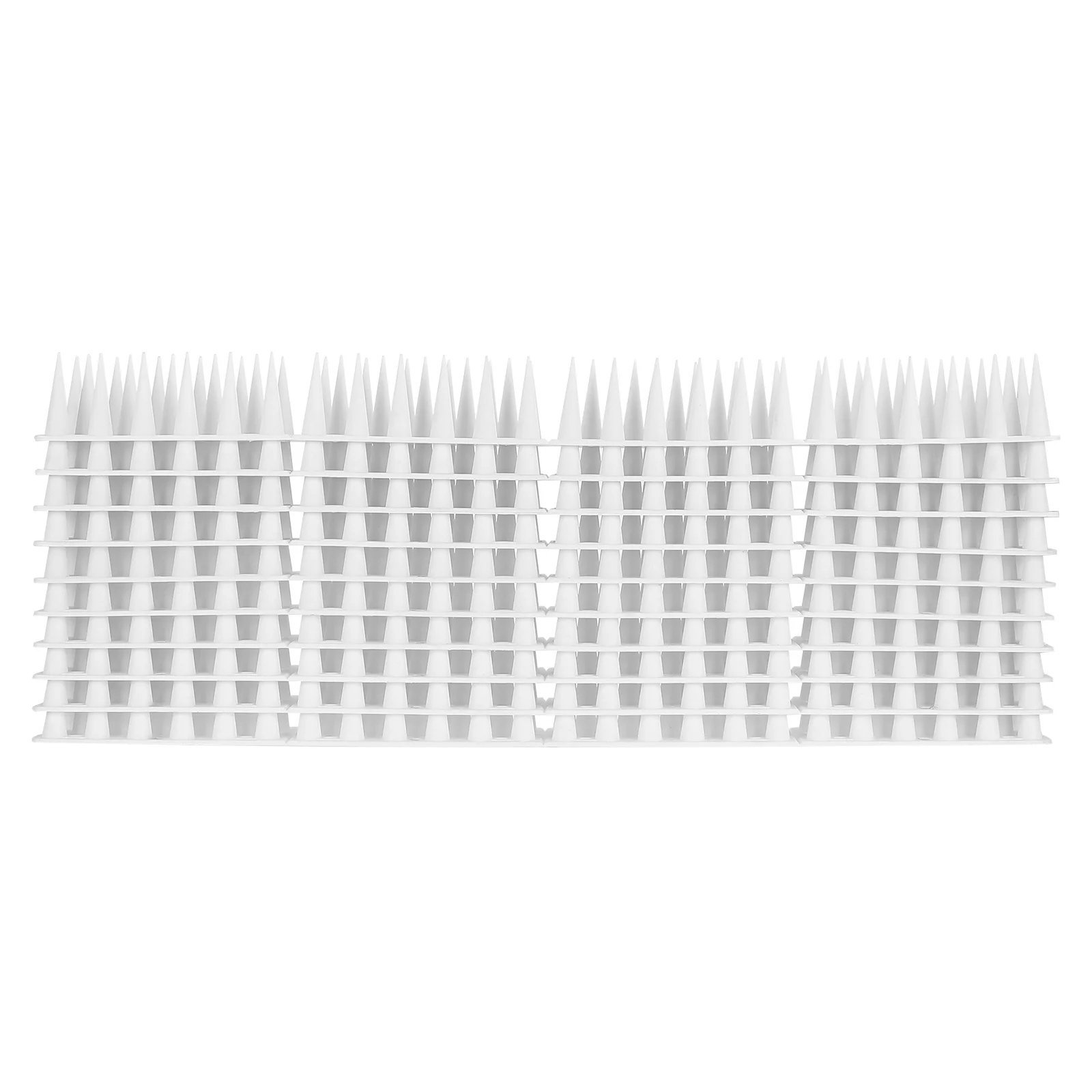 

10 set Anti Bird Spikes High-Density Plastic Spike Strips For Pigeons Outdoor Fence Roof Chimney Gazebo Antenna Pest Control