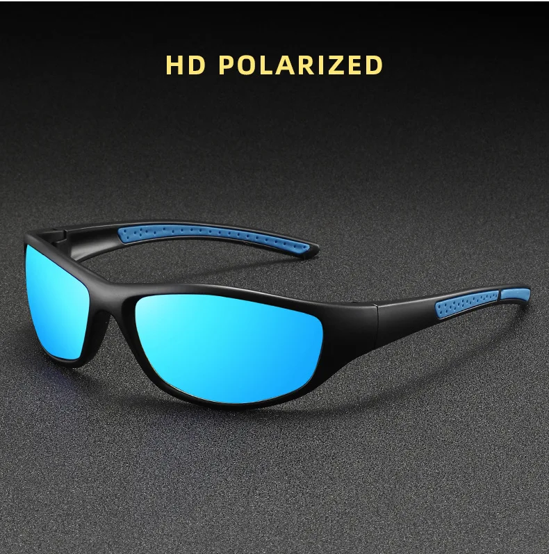 Polarisierte Sonnenbrille Herren- und Damenmode Outdoor-Sport Fahrradbrille Kleiner Rahmen PC Bunte Sonnenbrille – Detail 2