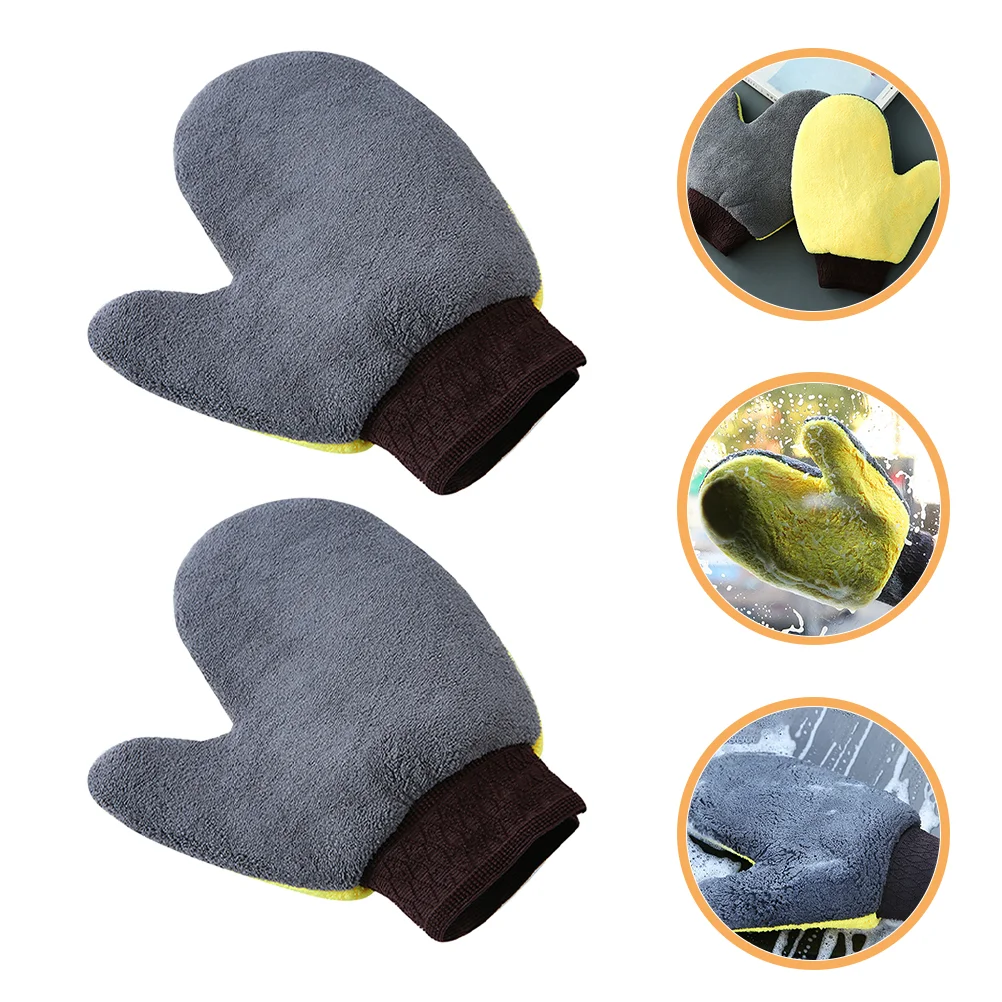 

Window Blinds for Home Car Wash Gloves Mitten Dusting Portable Automatic Detailing Washing Remover