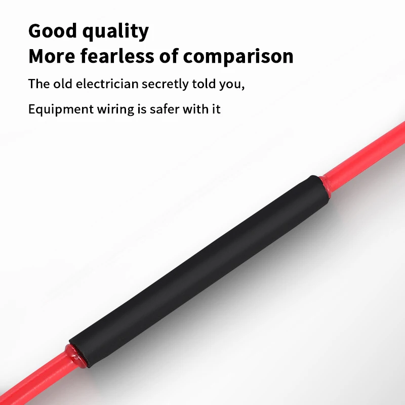 1m Heat Shrink Tubing for Wire Harness Protection - close-up view