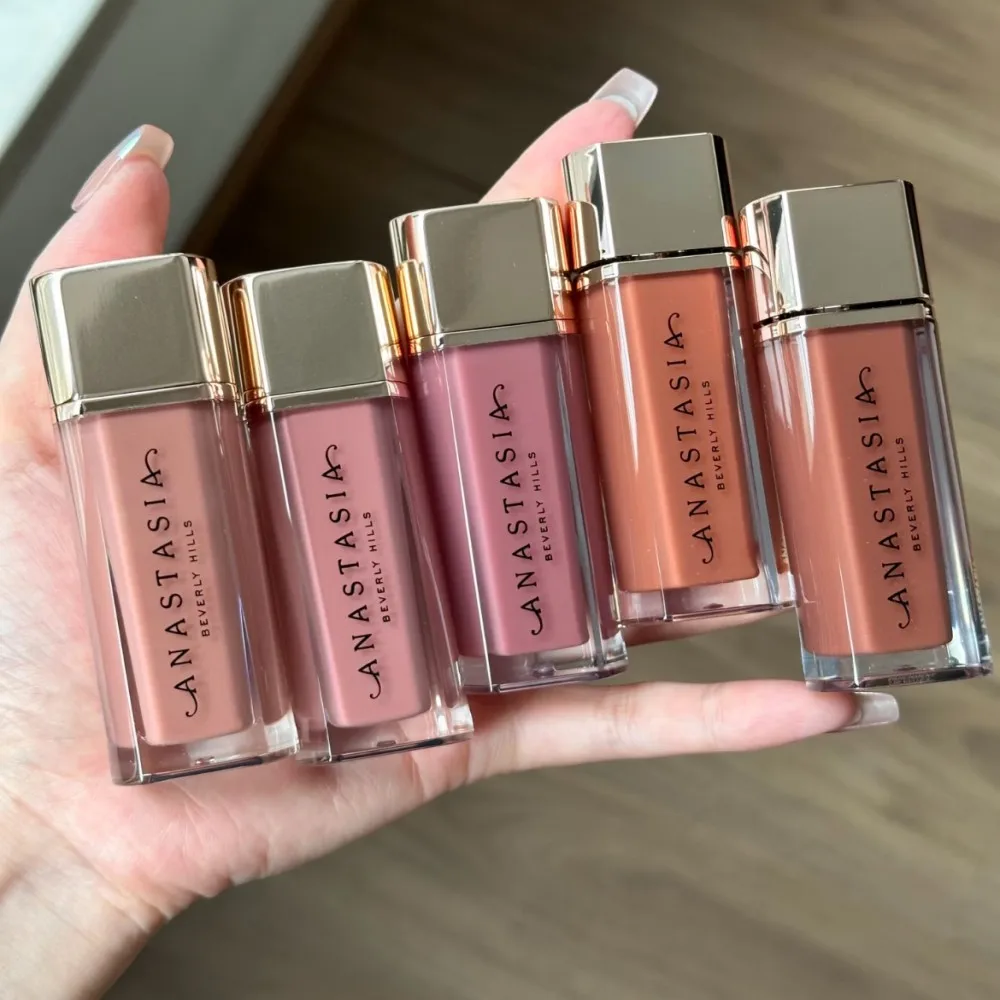 

Помада Anastasia Beverly Hills Nude Matte с бархатной текстурой, водостойкая, стойкая, не оставляет следов на чашке, сексуальный персиковый блеск для губ с эффектом увеличения объема