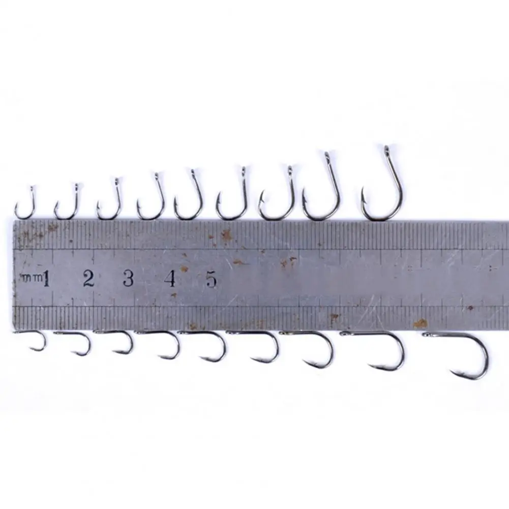 600Pcs Fish Hook  Sharp   Fishing Hook High Durability High-carbon Steel Fishing Hook