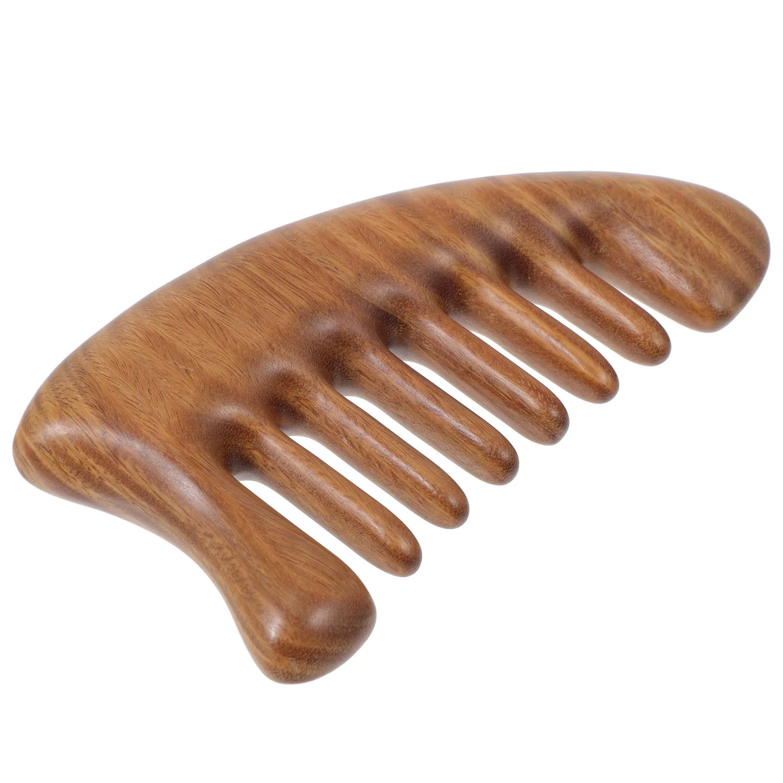 

1Pcs Green Sandalwood Massage Comb Scalp Massager Antistatic Portable Durable Practical Useful Hair Comb Assorted Color