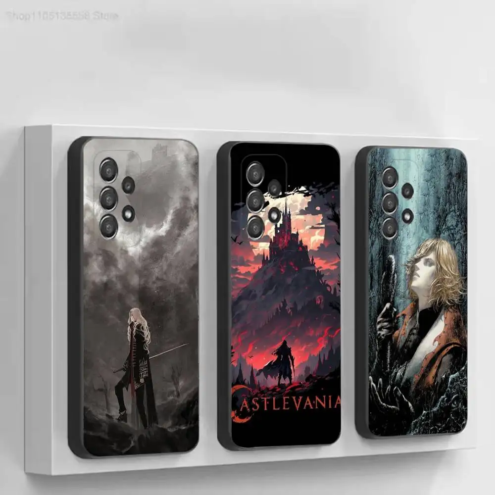 Game Castlevania Symphony of the Night Fashion Black Soft Case For Samsung S10,20,21,22,23,24,25,30 Ultra Plus FE Lite