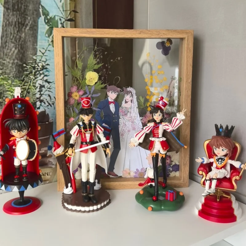 

BLOKEES Original Detective Conan FANTASTICS Edition Conan Jimmy Kudo Rachel Moore Anita Action Figure Assembled Anime Toys Gift