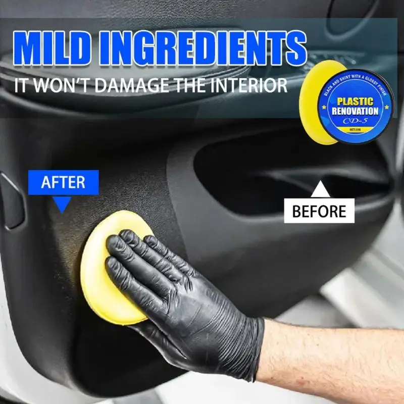 

Черный пластиковый обновитель для салона автомобиля, не токсичный, восстанавливает свет, отталкивает пятна D7YA