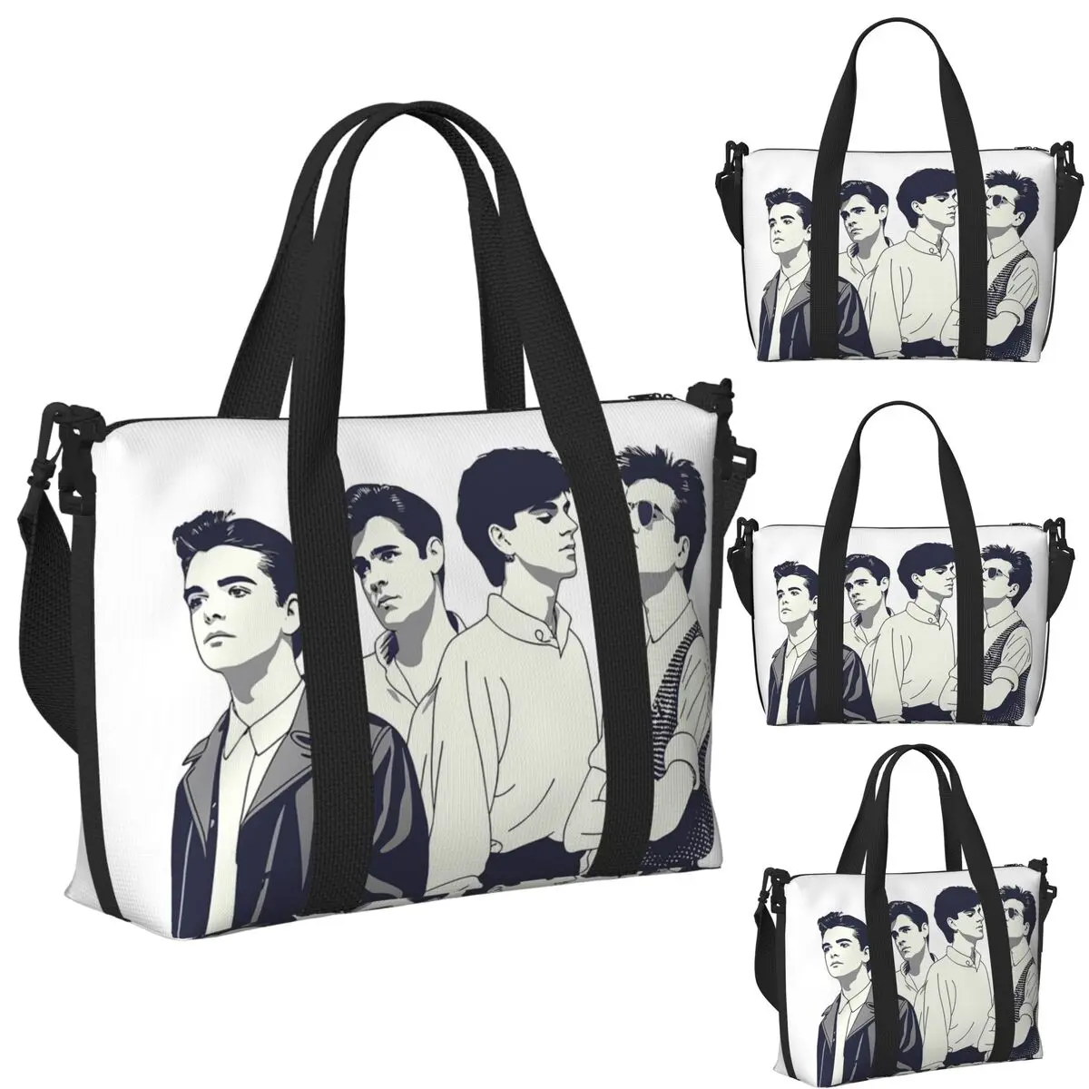 

Музыкальная группа The Smiths Melancholy Icons Of The '80s Пляжная дорожная сумка Сумки-тоут для спортзала Спортивная женская дорожная сумка для покупок