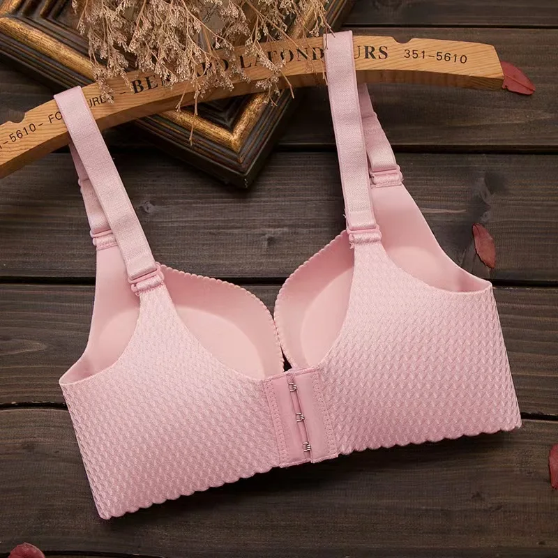 2024 جديد الفتاة 8 سنتيمتر سميكة الصدرية على البخار كوب الخبز ملابس داخلية قابلة للتعديل لا الصلب حلقة الثدي الملابس الداخلية رفع حمالات الصدر #3