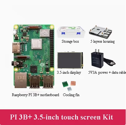 

Development Boards Raspberry PI 3B+ Development Board 3.5-inch touch screen kit