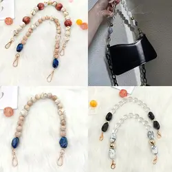 Retro Handbag Chain DIY Colorful Resin Extension Bead Chain Replaceable Phone Case Hanging Chain Bag Parts Accessories