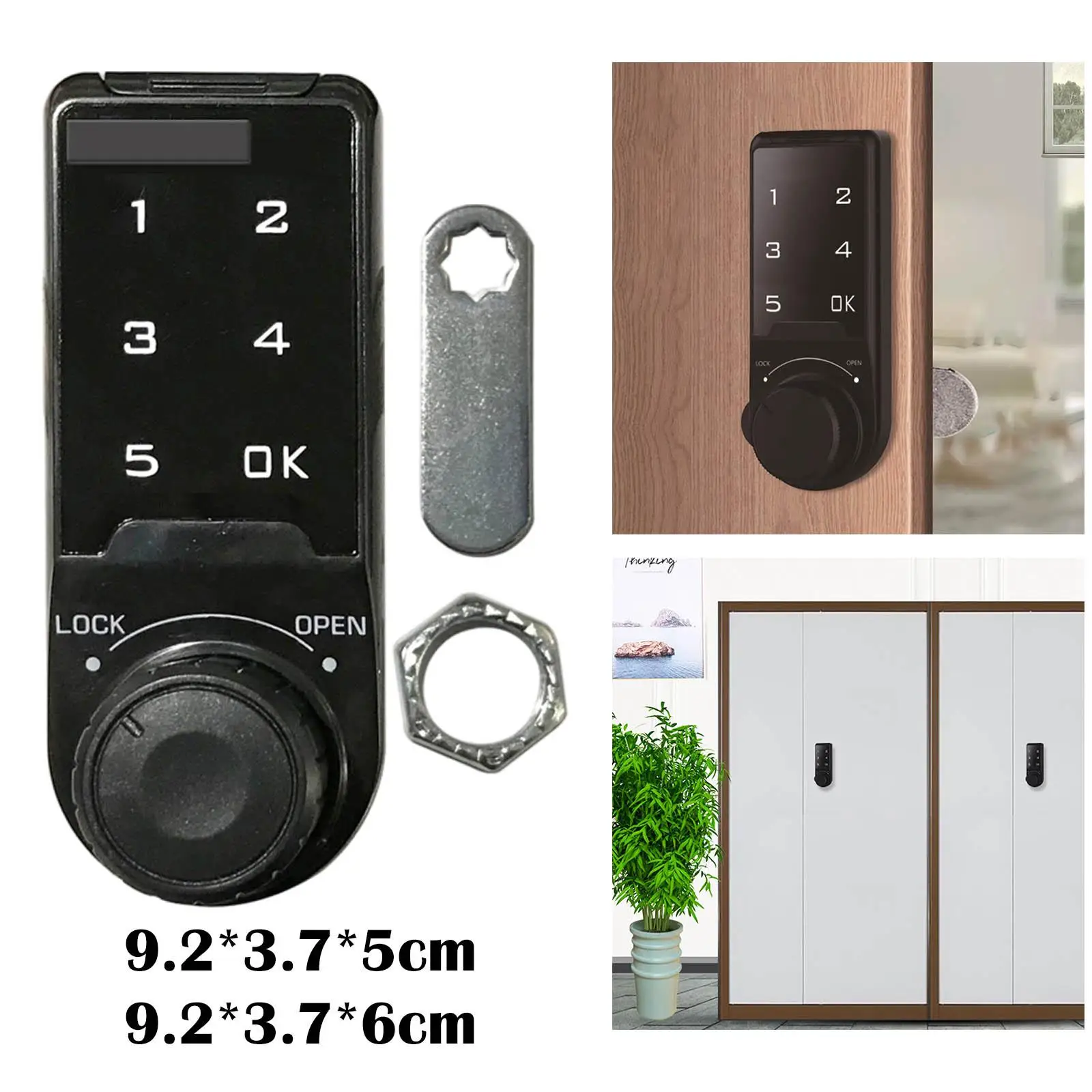 

Touch Digital Keypad Lock Electronic Password Lock Cabinet Coded Locker for Home